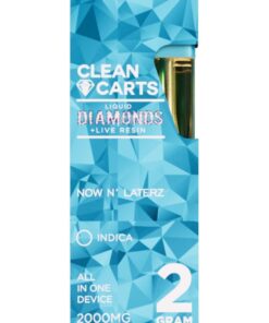 Clean Carts – Now N’ Laterz 2g Premium THC Cartridge