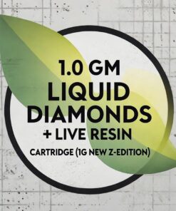 1.0 GM LIQUID DIAMONDS + LIVE RESIN CARTRIDGE (1G NEW Z-EDITION)